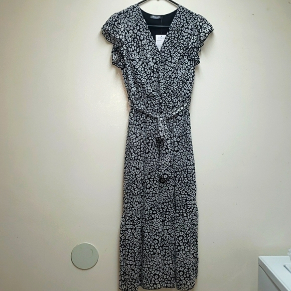 ❤HOST PICK❤NEW! Floral Wrap V neck Hem Aline Bohemian Dress - Picture 5 of 11